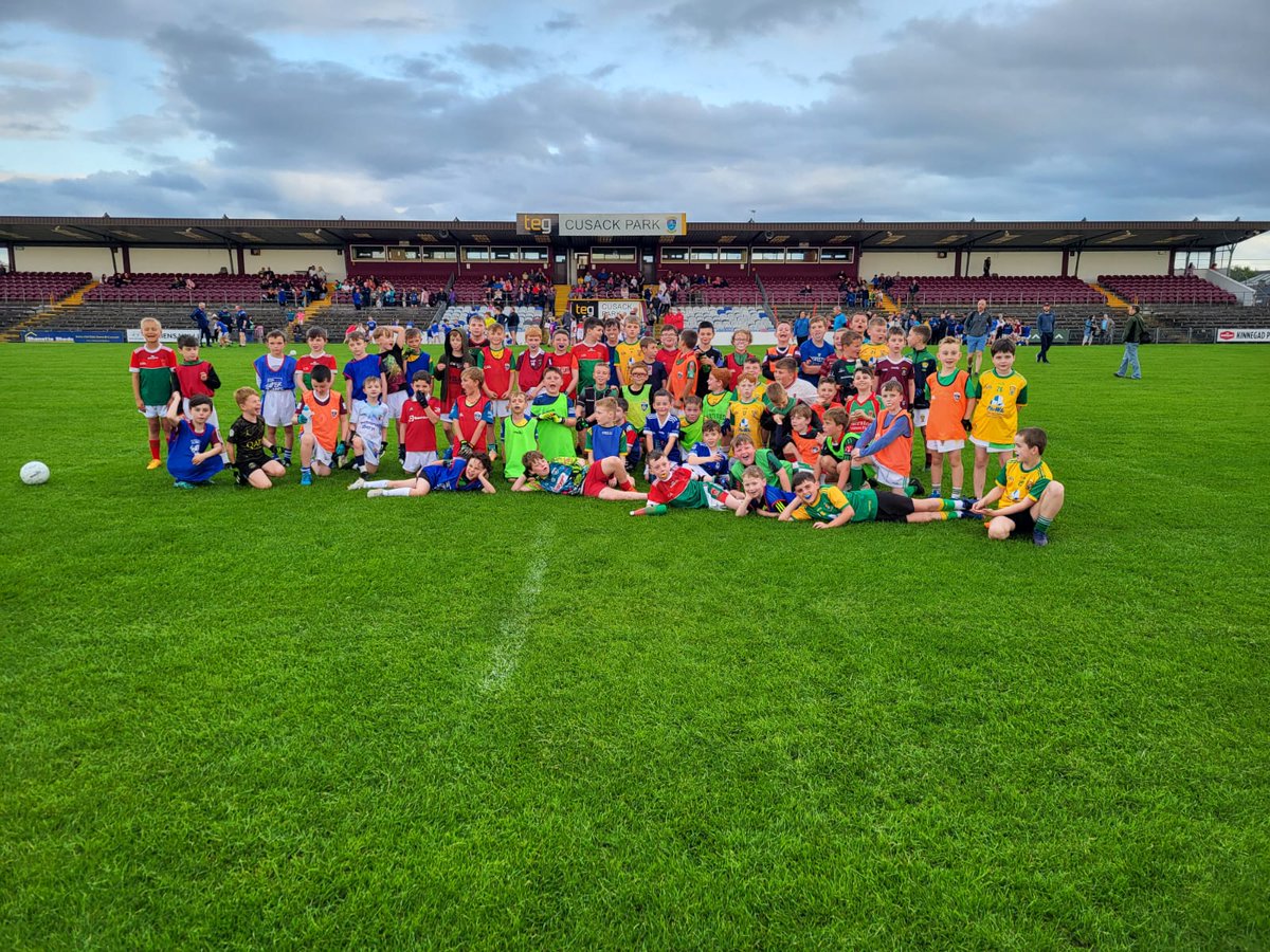 TEG Cusack Park hosted Under 9 players from eleven football clubs last night for a Super Games centre. Well done to all involved!!!! #iarmhiabu #westmeathgaa #maroonandwhitearmy