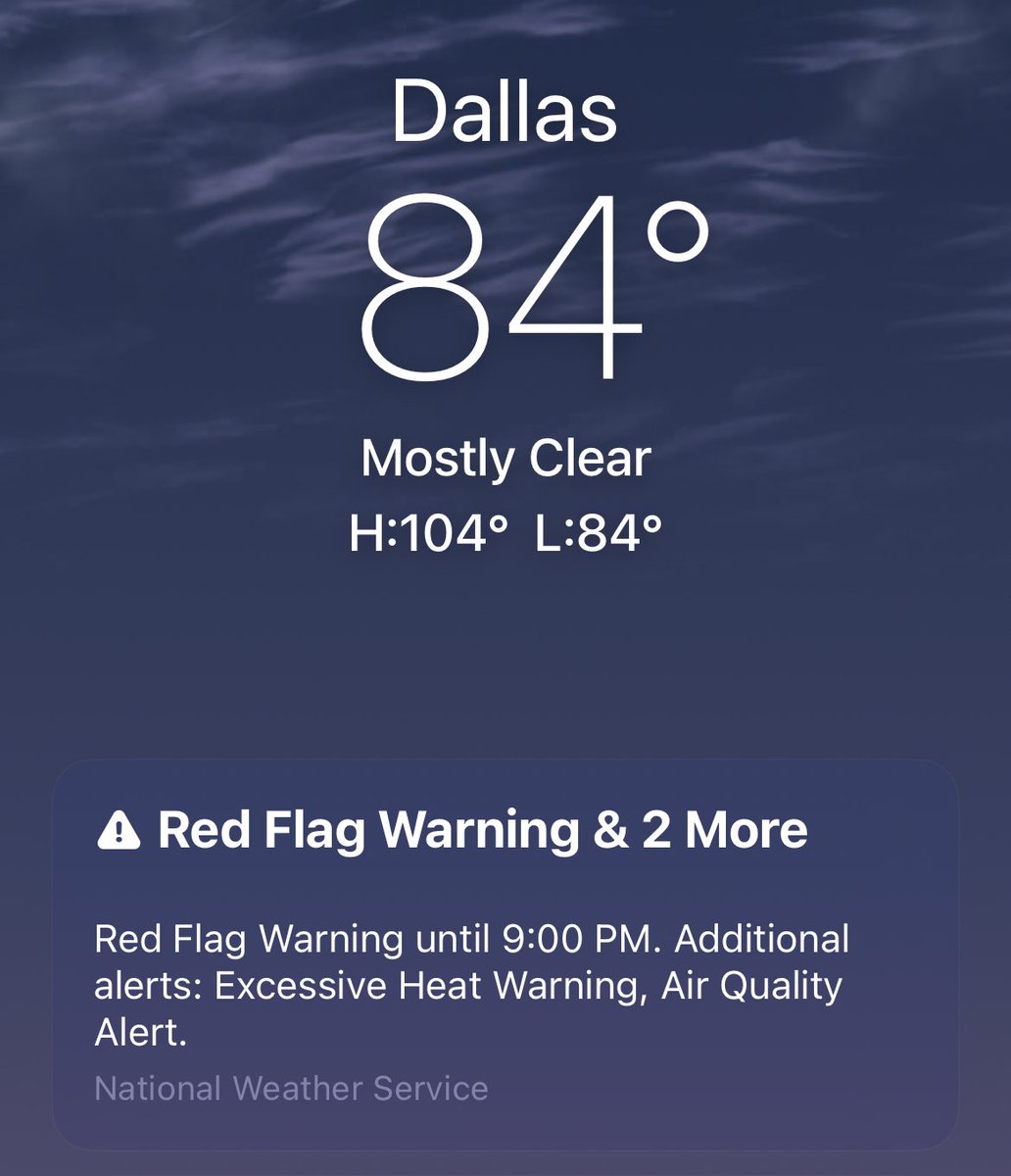 Is the weather app trying to warn me about my dating life? 🚩❤️‍🔥