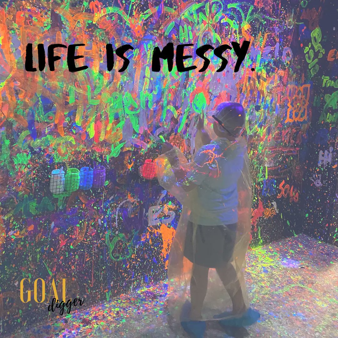 your_goaldigger's tweet photo. Life is messy.
Know it's okay to...
Not know everything
Make mistakes
Be yourself
Ask for help
Have bad days
Start over
Say no
Not be ok

#tuesdaytips #leadership #itsok #lifeismessy https://t.co/l9Yanju9Z6