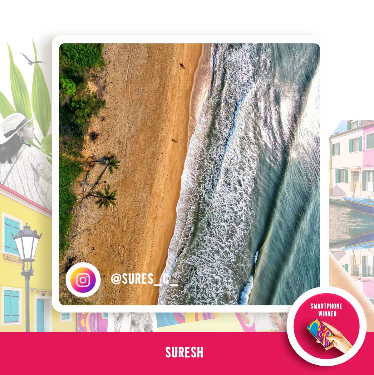 ChennaiTimesTOI's tweet photo. Drumrolls ๐ฅ for our #TimesColourSnap contest winners! You have won a feature in @ChennaiTimesTOI on 19th August i.e. World Photography Day. The 1st prize winner has also won a smartphone for capturing the colours in their city in the most captivating manner. https://t.co/IY9gmDjKPP