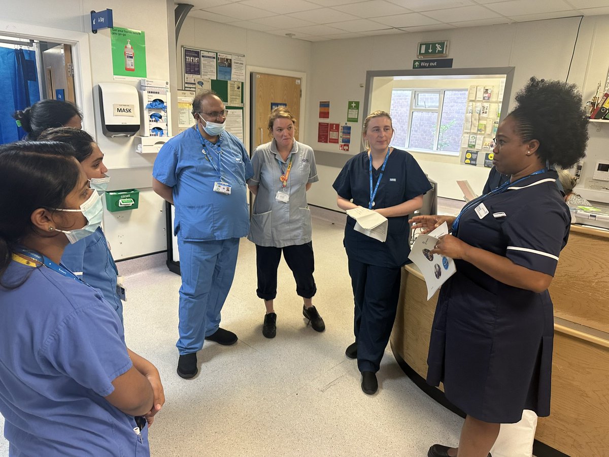 @olulat3 thank you for joining Team AAU during their safety huddle and discussing about #shareddecisionmaking Collaborating to excellence!! #staffwellbeing @MLU_1981 @SigsworthJanice @CharlotteJaye2 @ImperialPeople @ImperialNHS @pathway_team @CletNb @BrendaDeocampo