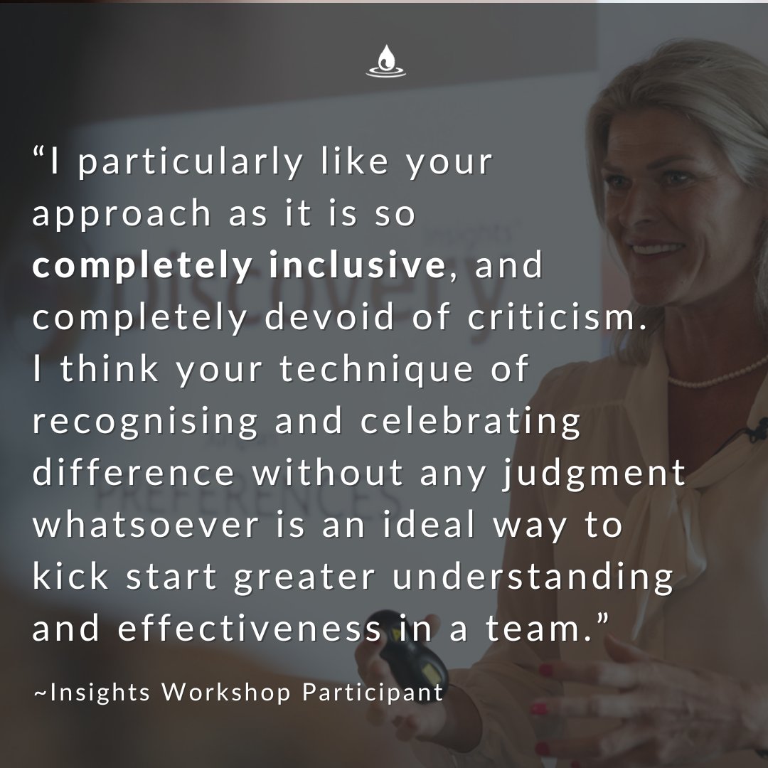 We are thrilled to share some wonderful feedback from our ‘Introduction to Insights’ Workshop recently held in Canterbury by Lindi Smit

#TeamEffectiveness #InclusivityMatters #EffectiveCommunication