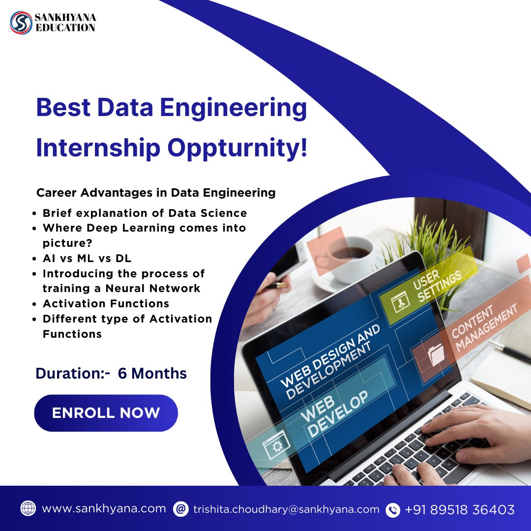 sankhayana's tweet photo. Register Here : https://t.co/PEBdvqkQh1
+91 8951836403
trishita.choudhary@sankhyana.com
https://t.co/54iIQjVfa0
#DataEngineering #DataInternship #BigData #DataDriven #DataSolutions #DataProcessing #ETL #datawarehousing #cloudcomputing #ApacheSpark #Hadoop #AWS #DataArchitecture https://t.co/30MYAvVFK1
