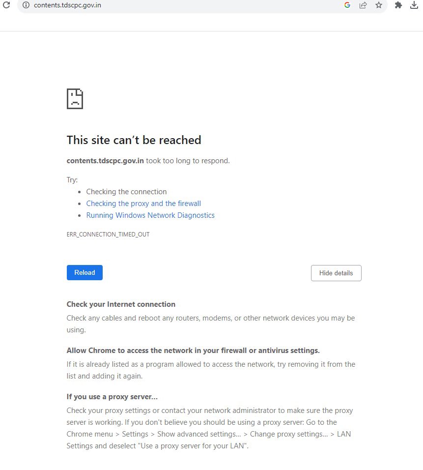 Grandmarkca's tweet photo. @IncomeTaxIndia @nsitharamanoffc We have shared screenshots &amp; traceroute report on above mentioned email. Still waiting for the solution. https://t.co/bTZiDmUgPF