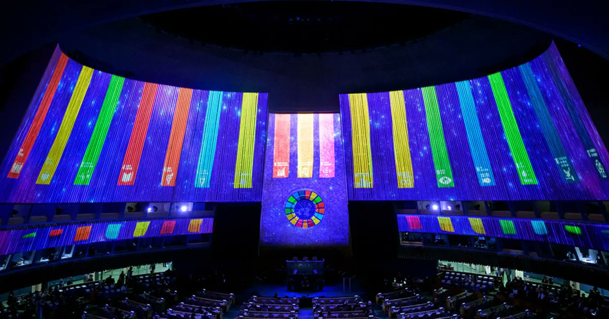 UN_Water's tweet photo. At the mid-point of the SDGs, how are we doing?

Find out in The Sustainable Development Goals Report 2023: Special Edition.

Yes, there are gaps and we must work faster. But progress is being made and rapid acceleration is within our grasp. https://t.co/J29nZQW6pS 
#GlobalGoals https://t.co/fw49DoQYb9