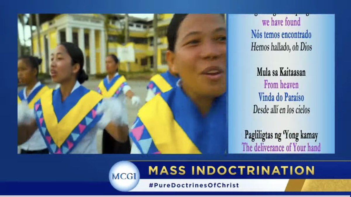 WensLazaro's tweet photo. 🎶Ksy gandang kapalaran ang aming nasumpungan mula sa kaitaasan. Pagiingat ng 'Yong kamay. Laging nararamdaman at aming nasasaksihan.🎶🎶

MCGI Msss Indoctrination Day 7
August 22, 2023

How Should We Treat People
#PureDoctrinesOfChrist 
#GlobalPrayerForHumanity https://t.co/DDyqqL1eQt