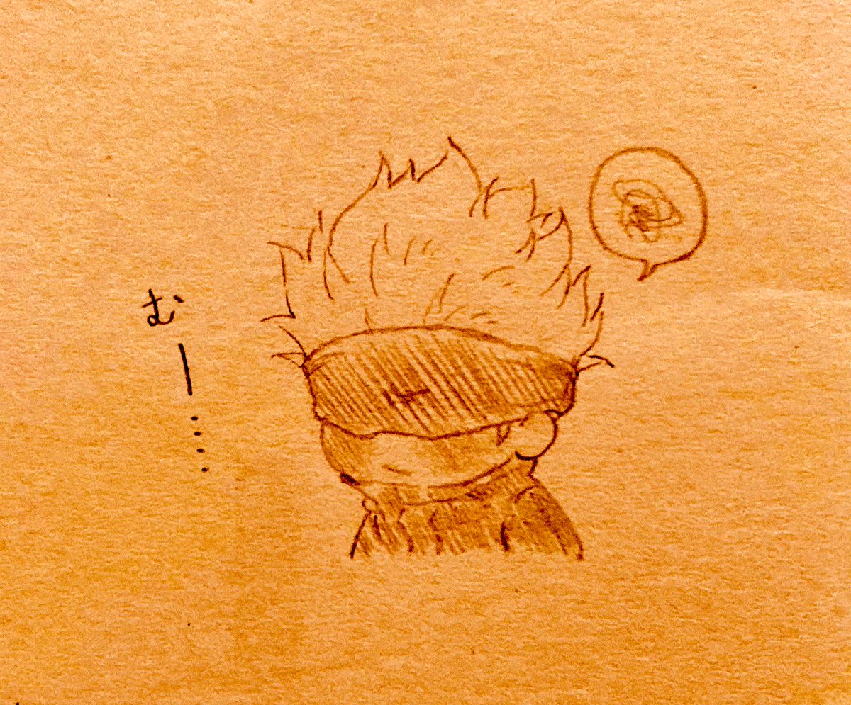 5️⃣センセの照れ顔描くの楽しすぎてやりすぎてしまった感 