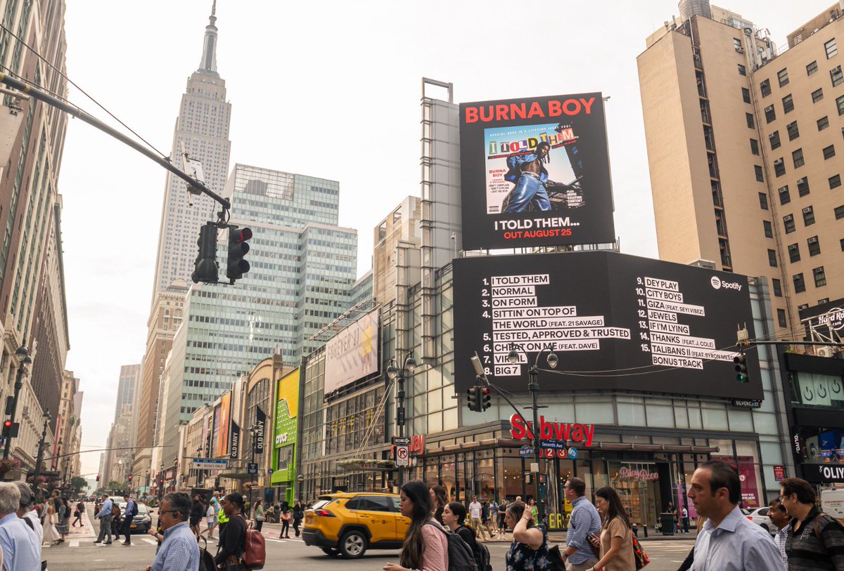 Burna Boy tweet media