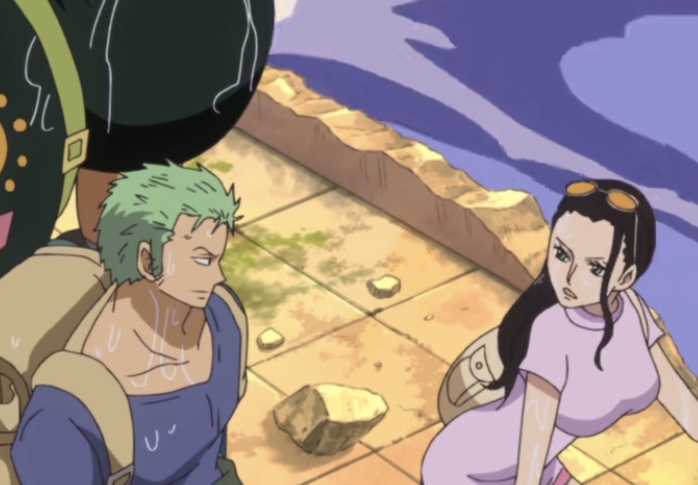 ONE PIECE fess on X: *opf NL zoro x robin 💜 you're staring 💚 then,  don't be too pretty  / X