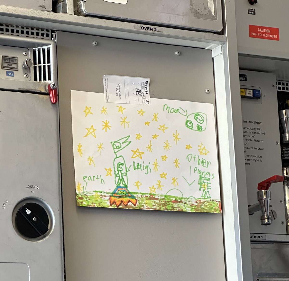 This might be the cutest thing I’ve ever seen on an airplane.