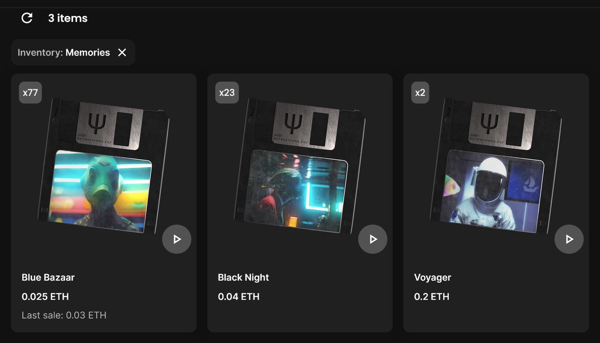 Quick redesign on Memories. #CryptoFish
💾 Did you get your disks? <a href="/refractionsxyz/">refractions.xyz</a>