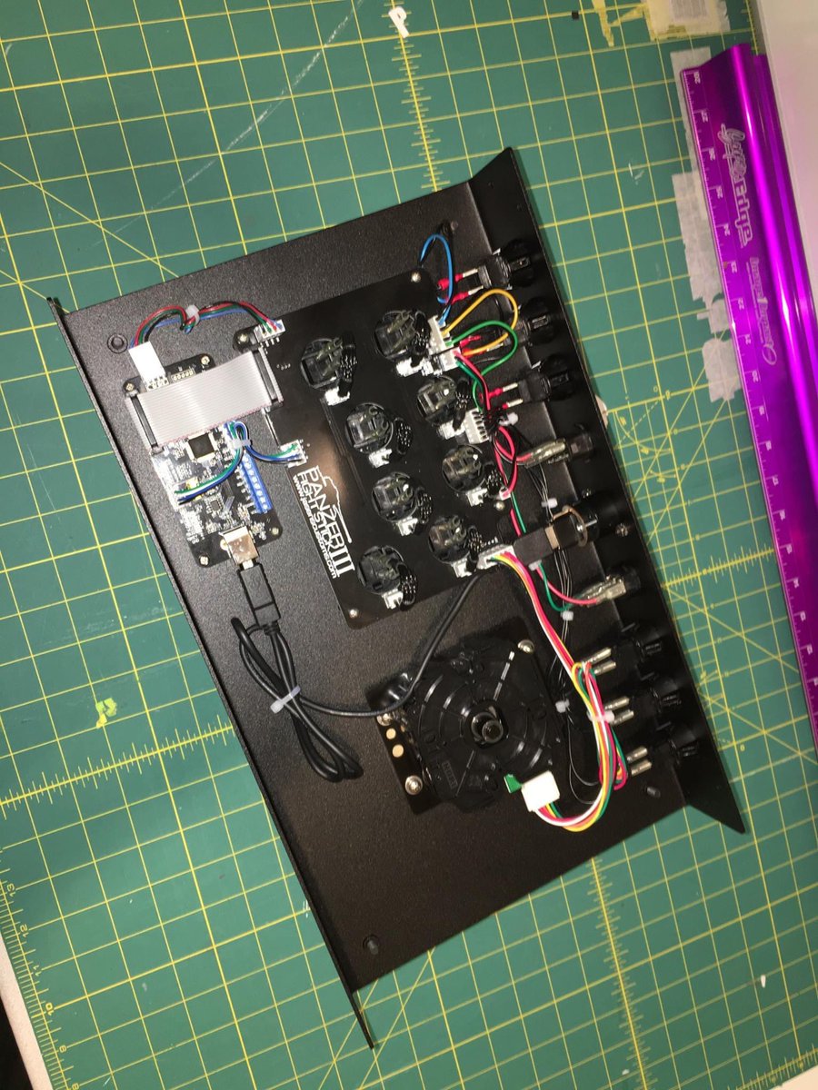 JasensCustoms's tweet photo. DYK? Today is the 7 year anniversary of the #PFS3 #PanzerFightStick 3 final design. This was the very first all built out one that ensured everything fit and worked as designed!

https://t.co/7SHO7PxeXP https://t.co/frUAVjgFUM
