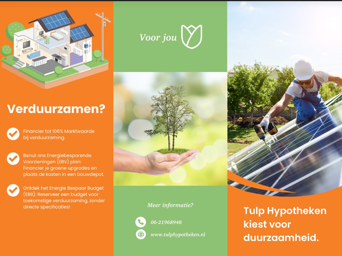 Ga jij voor een groener thuis? Ontdek onze gunstige regelingen voor energiebesparende voorzieningen. 🌷