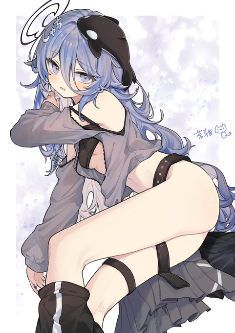 skebで茗猫(#mdxu )先生にオリキャラのノノたゃを描いていただきました!!!茗猫先生の描かれるお肌最高にセクシーなので非常に大好物だぁ……髪や衣服の質感も本当に最の高#ヴィヴラート 