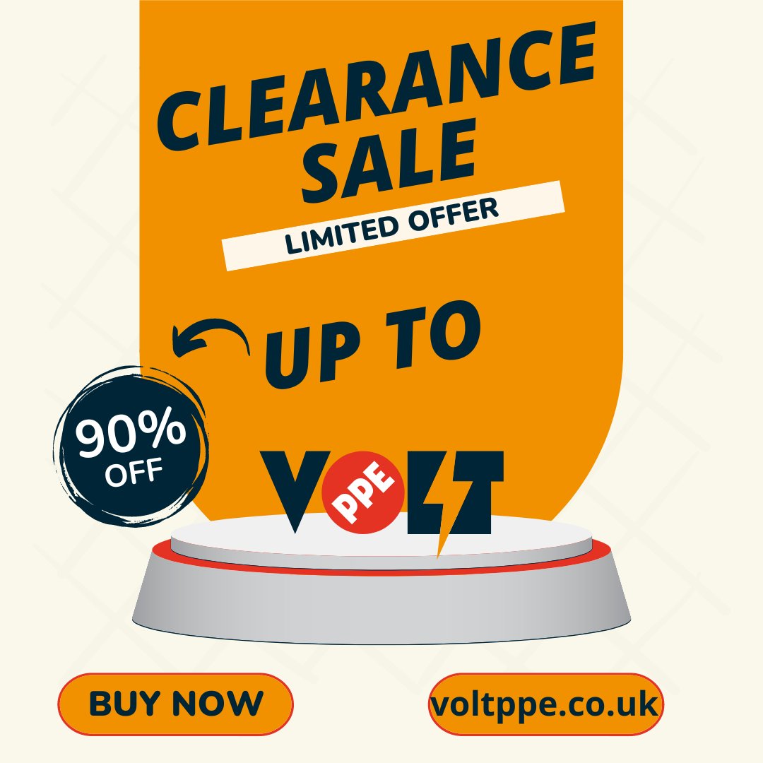 Check out now!

Link: voltppe.co.uk/blogs/news/cle… 

#voltppe #ShopSmart #ClearanceSale #MassiveDiscounts #LimitedTimeOffer #sale #workwear #worktrousers #workshorts #fallprotection #ppe #gear #work #clothing #ppeequipment #product #trousers
