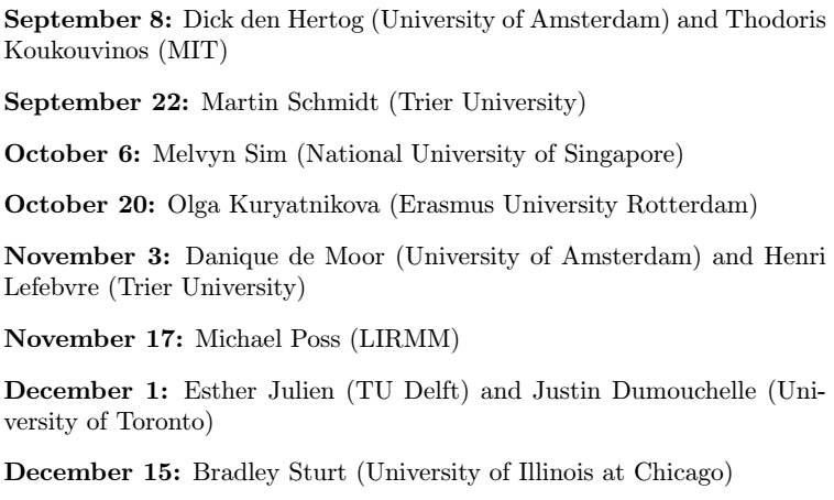 JannisK13's tweet image. The next season of the #RobustOptimizationWebinar will start soon! We will have again a list of amazing speakers. You can find out more on our webpage:
sites.google.com/view/row-serie…
@schmaidt @melvynsim @hri_lefebvre @_estherjulien
#ROW #RobustOptimization