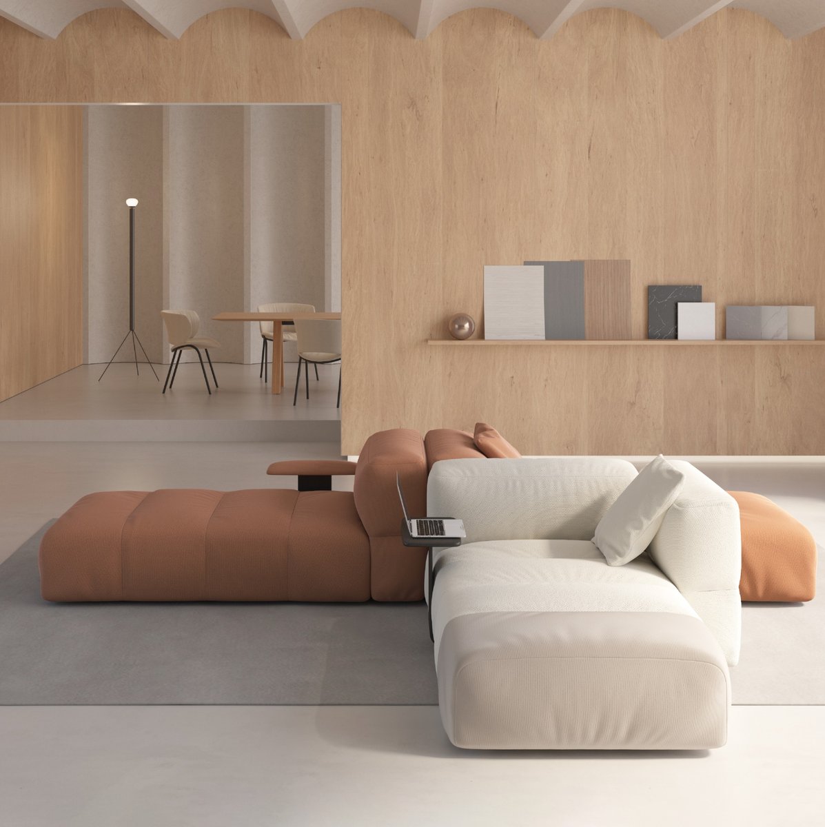 The Savina sofa from Viccarbe is made to be customised. To create your own, simply choose your desired composition, the number and type of seats and any accessories you need.

Shop now: do-shop.com/products/savin…