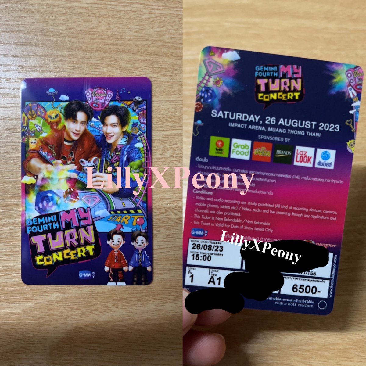 LillyXPeony's tweet photo. ปล่อยบัตร 6,500 โซน A1
ปล่อย 9k ค่ะ
✅ นัดรับจ่ายสดได้
สนใจเดม  #GeminiFourthMyTurnConcert https://t.co/qpPPhZ4caI