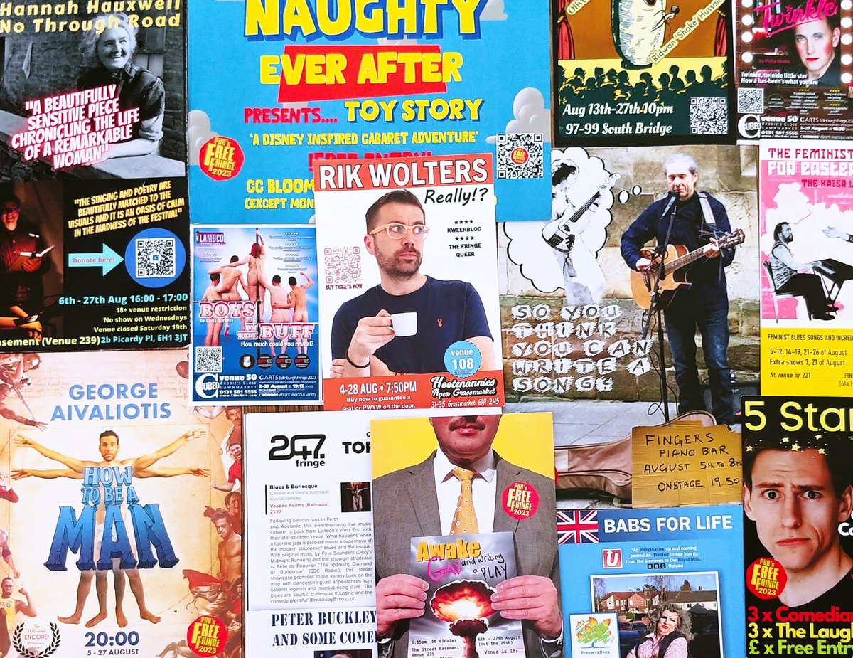 writeanglefv's tweet photo. We're thoroughly enjoying our annual #FringeBinge.
Have we seen your show yet?
Here's just a few of the ones we have seen...
@TheFreeFringe @edfringe https://t.co/wrcZKPtcxs