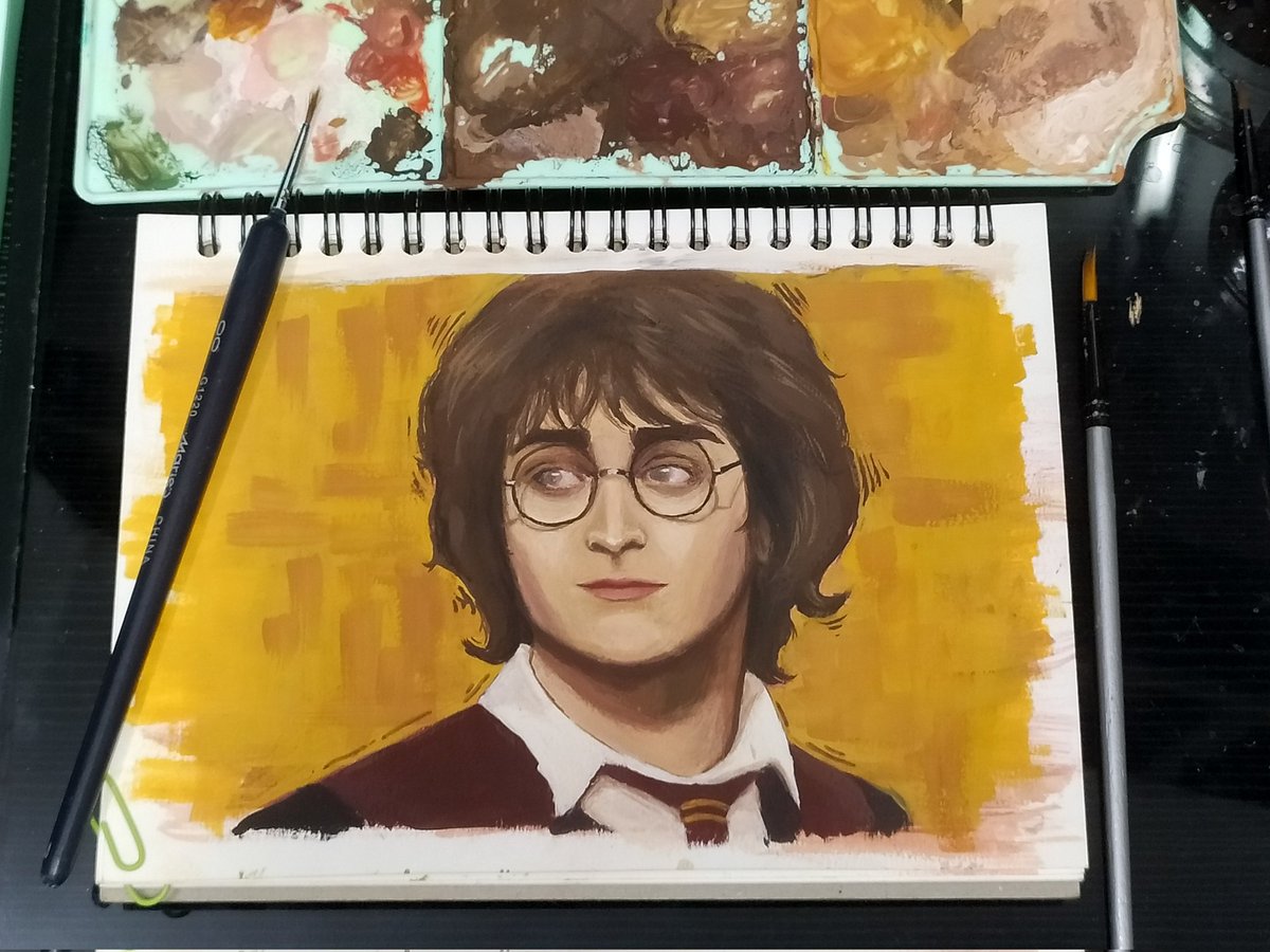 Harry Potter gouache painting✨
#harrypotterfanart #fanart