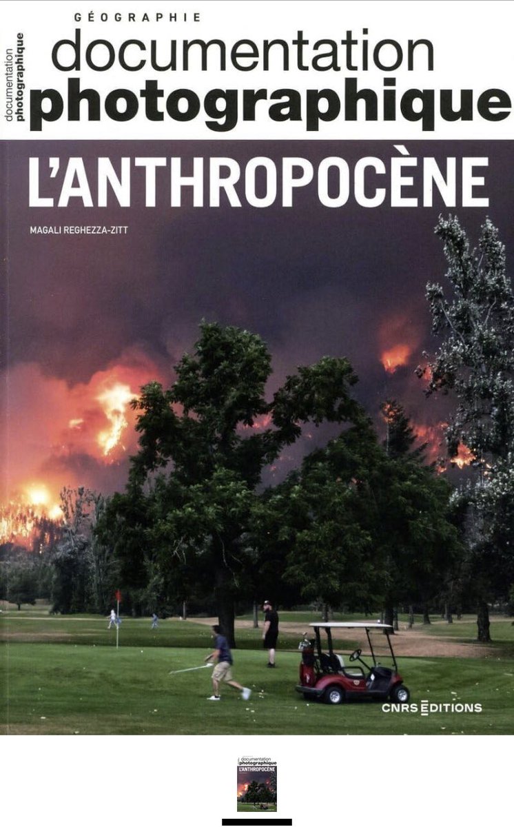 Très heureuse de la parution de cette Doc Photo sur l’#anthropocène au <a href="/CNRSEd/">CNRS Editions</a> qui parle de climat, biodiversité, pollutions, risques, conflits, justice, transition. 
J’espère qu’elle sera utile aux collègues, élèves et étudiants. 
🙏🙏🙏 à l’équipe éditoriale et à <a href="/lecartographe/">Le Cartographe 🗺 🍷</a>