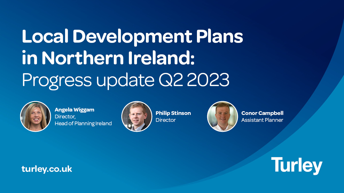Q2 of 2023 has brought further progress in Local Development Plans for councils across #NorthernIreland. Our latest update provides an overview of the current position of local authorities in the LDP process: turley.co.uk/comment/local-… #planning