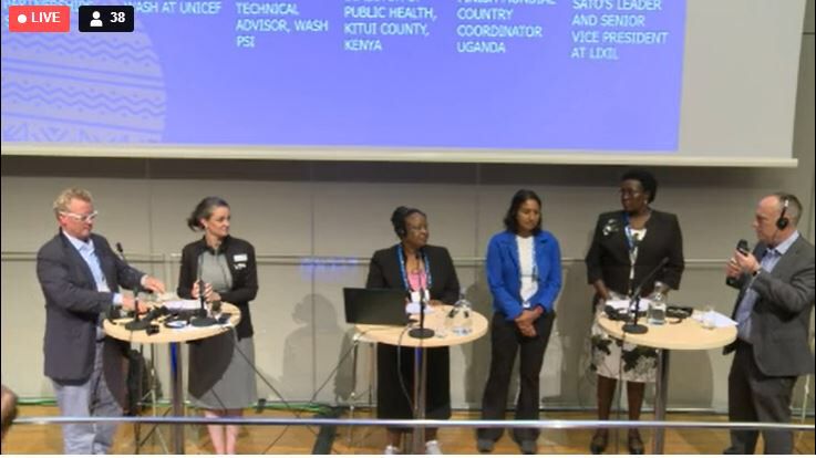 Pamela Kabasinguzi, the <a href="/FINISHMondial/">FINISH Mondial</a> Mondial Country Coordinator for Uganda participates on the panel discussion for <a href="/BetterWithSATO/">SATO</a> Lixil with her discussion focusing on scaling sanitation and hygiene through financing - a case of FINISH and Lixil Partnership <a href="/siwi_www/">World Water Week</a>
#WWW