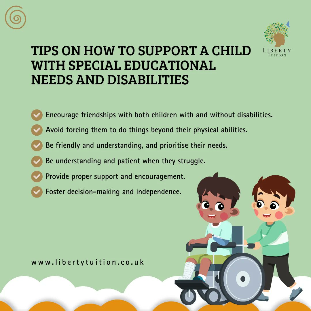 Embracing and empowering children with disabilities: Building a supportive environment for their growth and well-being.

#ChildrenWithDisabilities #SupportAndCare #InclusionMatters #Empowerment #LoveAndUnderstanding #CreatingABetterFuture