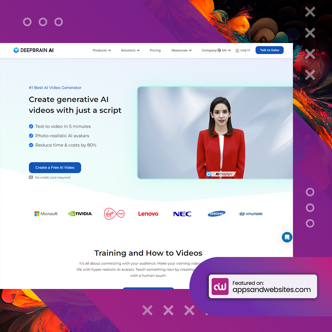 AppsandWebsites's tweet image. Craft AI-powered videos instantly from simple text with a 99% realistic AI Avatar by @DeepBrain_ai. 🚀🤖 #AIVideoCreation #DeepbrainAI #InstantAvatar

Check out our directory for more video tools:
appsandwebsites.com/directory/ai-t…