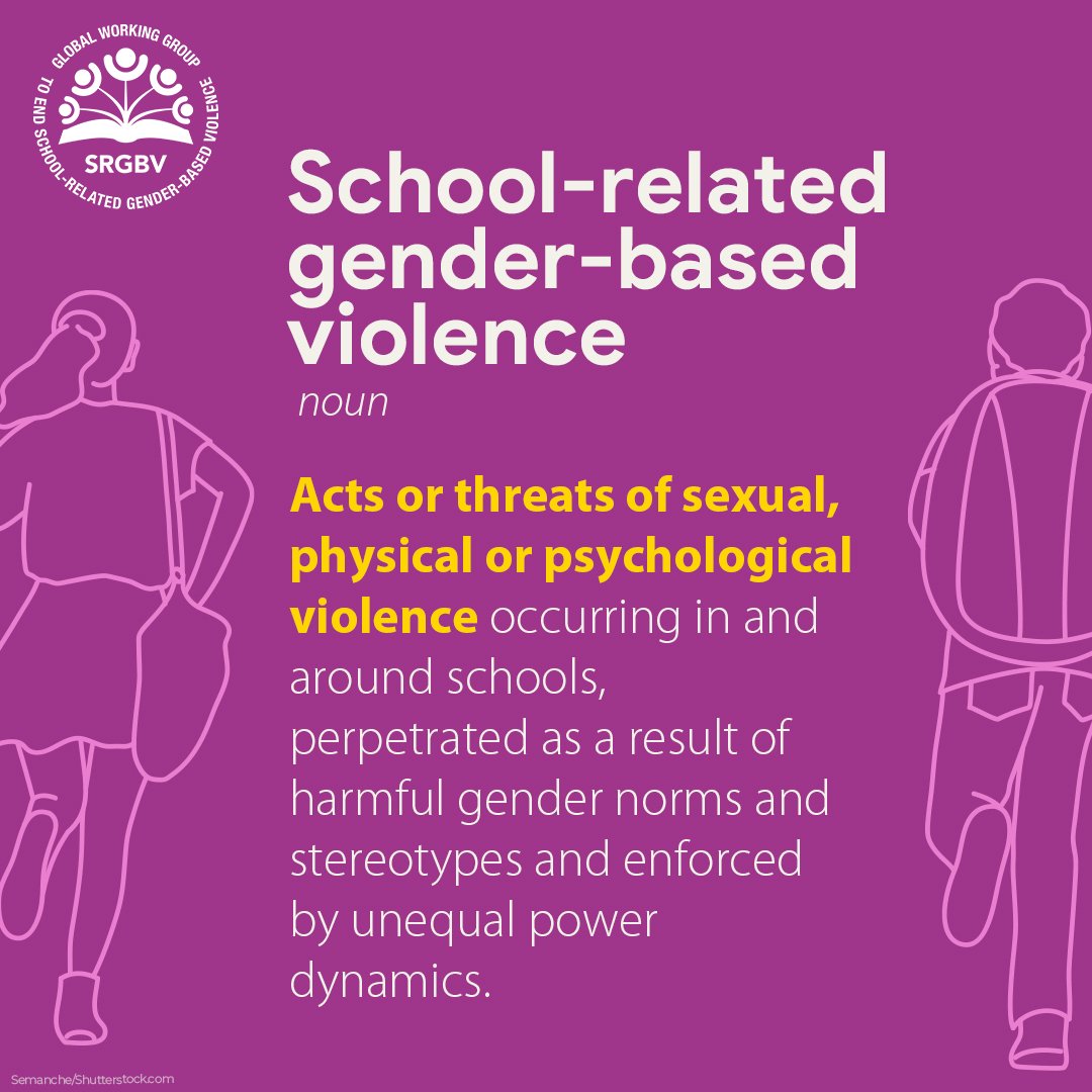 Violence is happening against women & girls, in our societies, in homes. If we do not speak out against it, it may trickle down to schools too. #Education has the power to break that cycle. Are you with us? Learn more 🔗ungei.org/publication/sc… #EndSRGBV