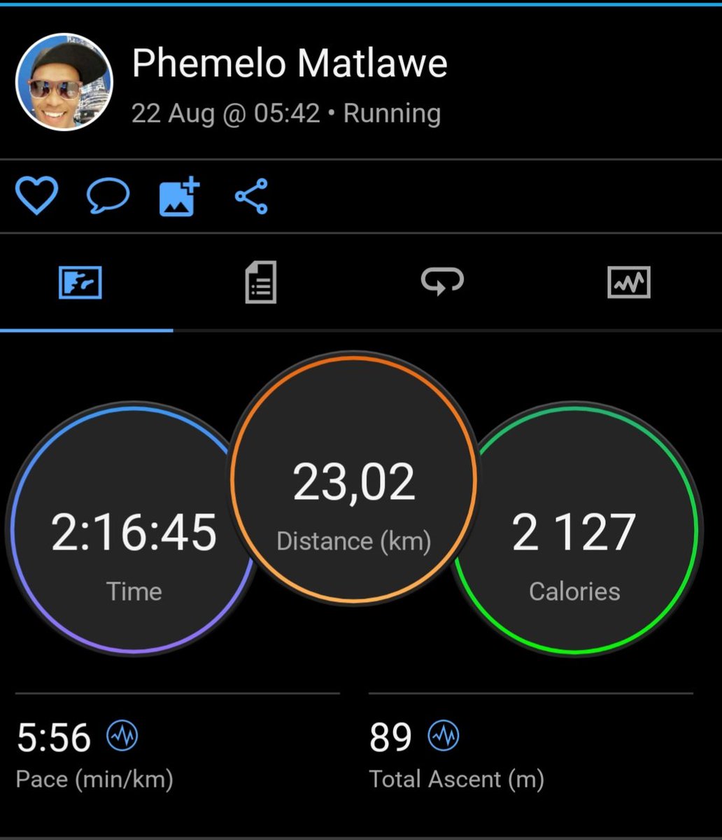 MatlawePhemelo's tweet photo. It's too late for summer body but ra fostella🤣, 5day challenge 3k Skipping and 23km run..
#RunningWithTumiSole 
#FetchYourBody2023 https://t.co/OyAf1vKcSc