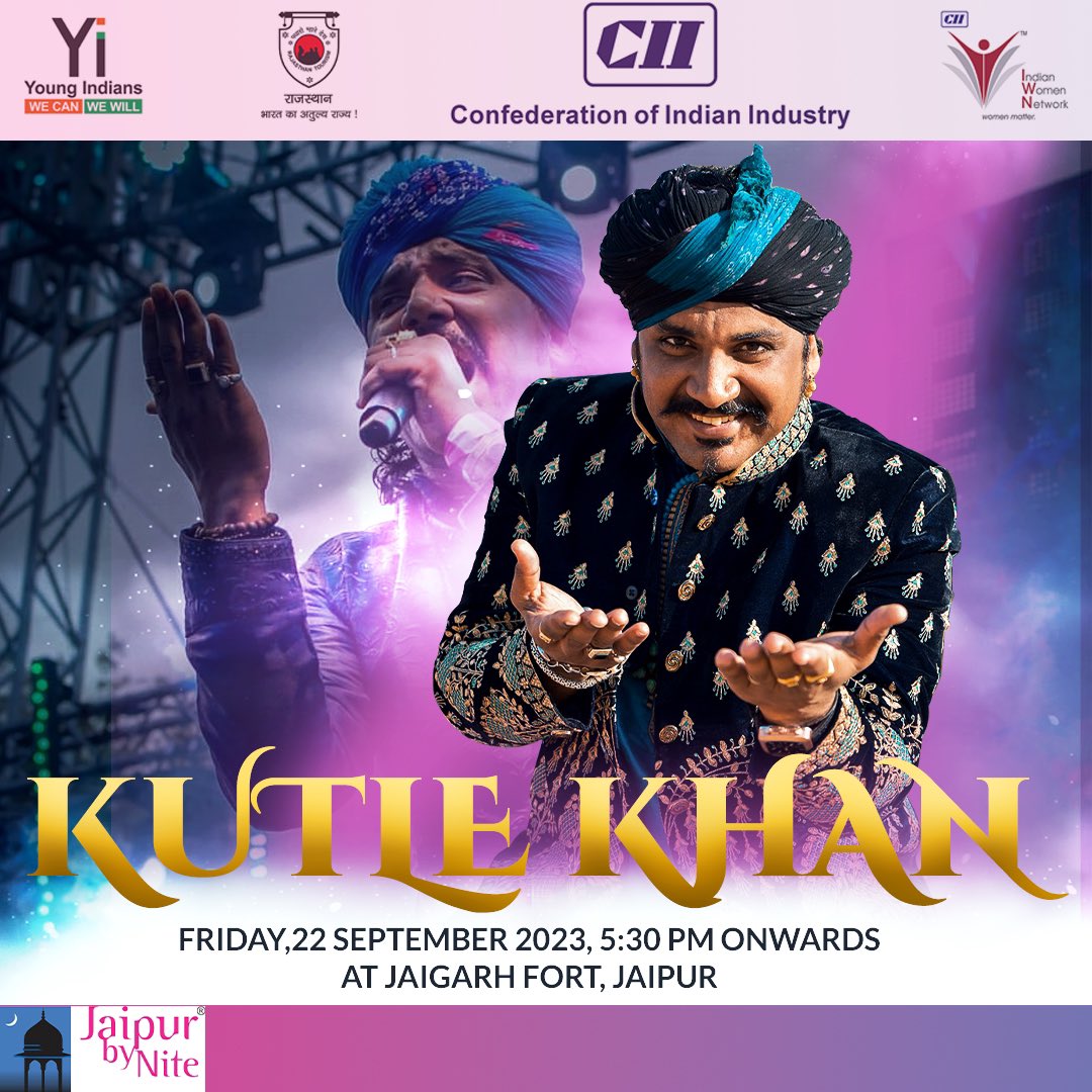 🎶 Get Ready for an Enchanting Evening with KUTLE KHAN Live at Jaigarh Fort, Jaipur! 🎶

Contact Details for Enquiries and Registration:

📞 VIDUR PATEL: 9783805888
📞 SANKALP TEMANI: 8829088954

#kutlekhan #livemusic #jaigarhfort #jaipur #jaipurdiaries #pinkcity