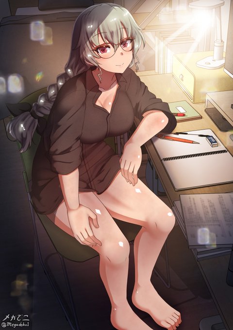 夜遅くまで頑張っている千代美姐さん🌙 