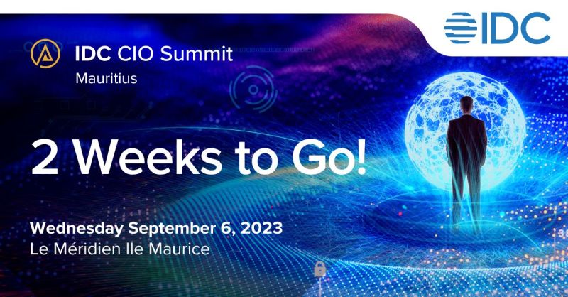 sheila_manek's tweet photo. β³ Only 14 days left! β³
π Dive into the future at the #IDCMAURITIUSCIO Summit. Explore the digital economy's current status, its impact on citizens, customers, employees, and operations. Discover solutions, best practices, and strategies for success.
https://t.co/aLVDCnzBtj https://t.co/7FHhCiGfMa