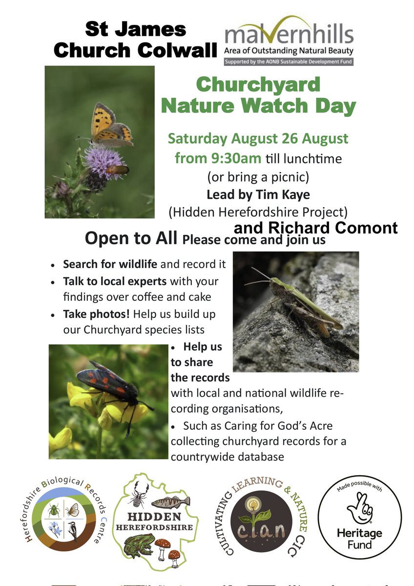 Come along and join us to discover what's about in Colwall. @MalvHillsTrust @clan_cic <a href="/HeritageFundUK/">The National Lottery Heritage Fund</a>