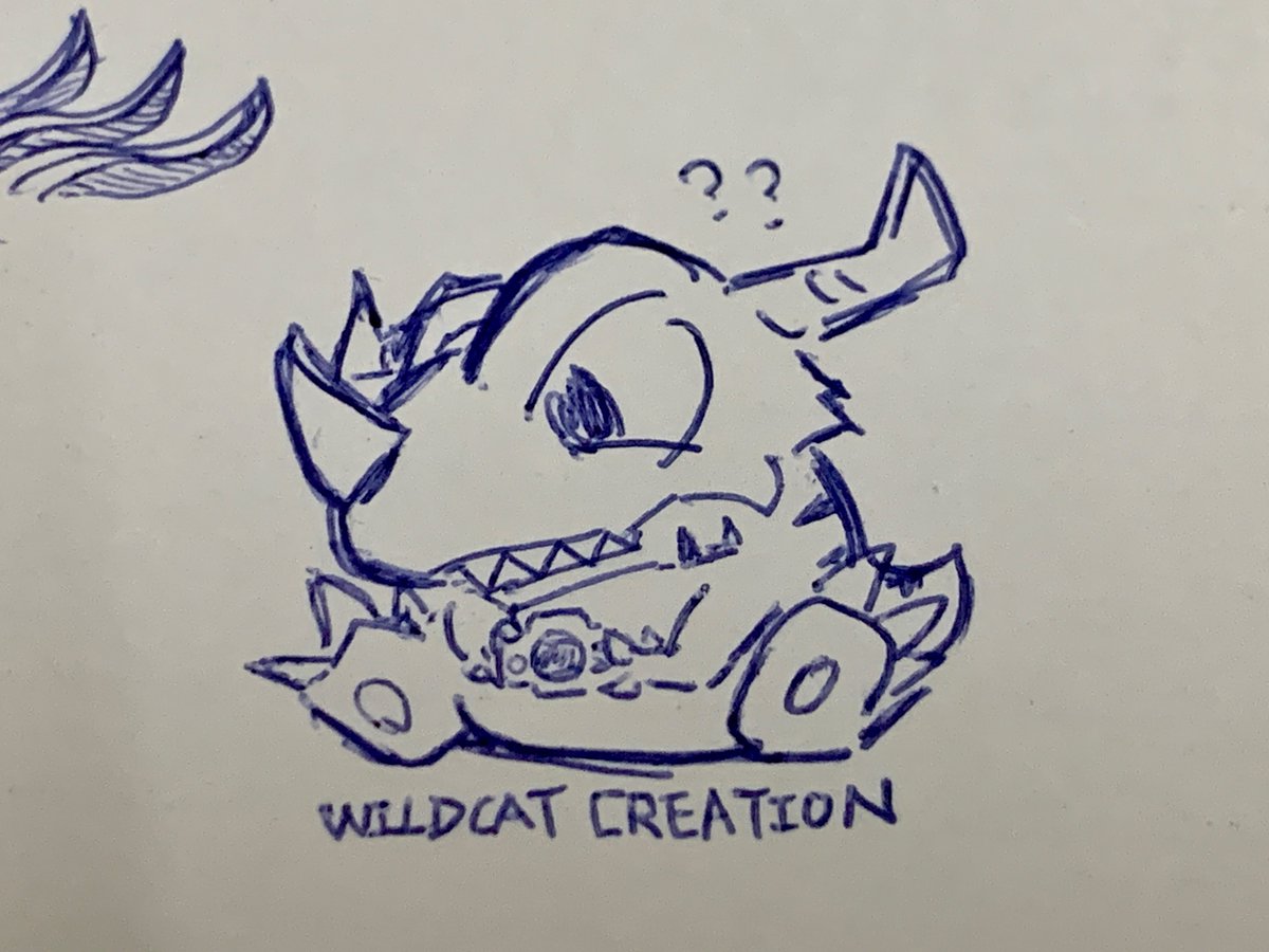 Wildcat_WCC's tweet photo. 剛剛吃完飯，突然隨意地畫了這隻暴龍獸😆
——
.
.
.
#Digimon #數碼暴龍 #數碼寶貝 #デジモン #greymon https://t.co/vOL9gG099O