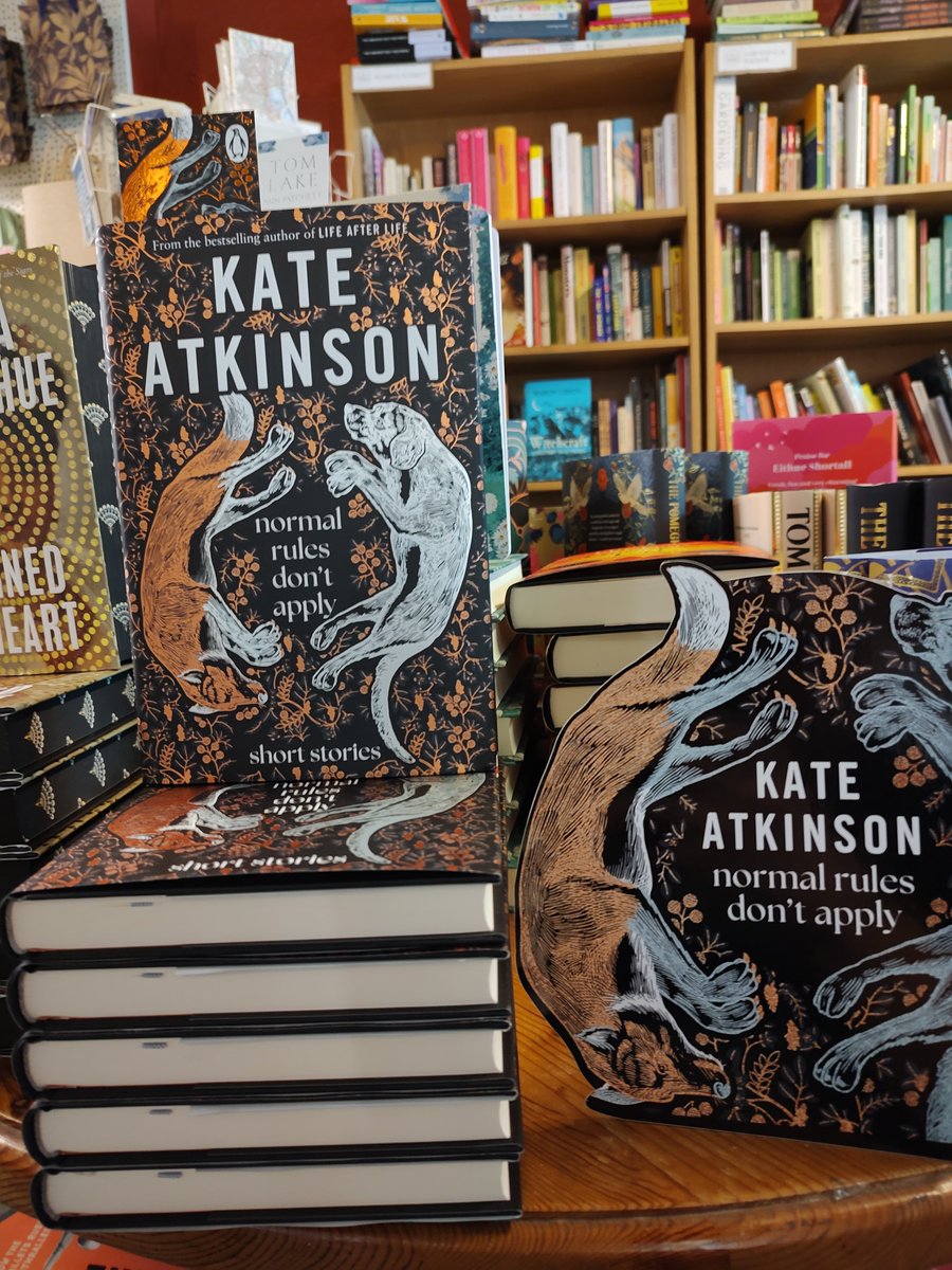 Look at this beauty! We now have a handful of copies of #NormalRulesDontApply by #KateAtkinson in stock! Her first story collection in twenty years, this book contains eleven interconnected short stories in a multiverse where nothing is quite as it seems... #ChooseBookshops📚