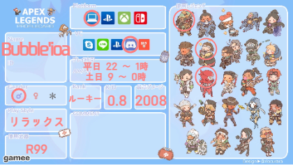 Bubbleioa's tweet photo. @86purin__ 这是我的资料！我没用过 PS voice chat，不过可以试试！Bubble'ioa https://t.co/M3VHsStRz5