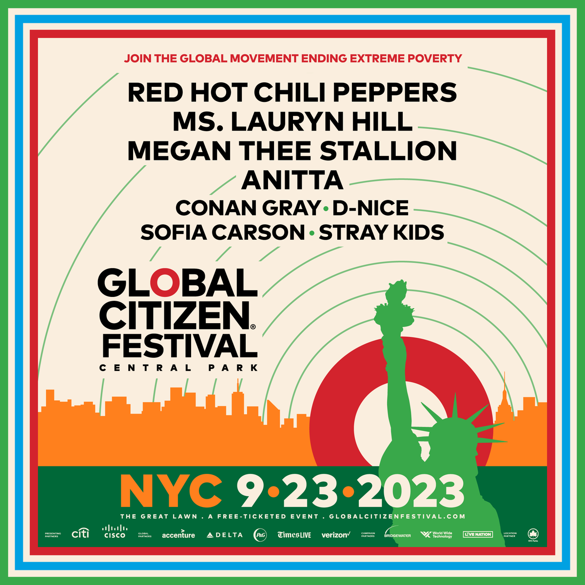 I’m excited to join @GlblCtzn and activists from around the world on Sept. 23 in Central Park for #GlobalCitizenFestival! Join the movement and call on world leaders to take action to end extreme poverty now: glblctzn.co/Bill-Nye