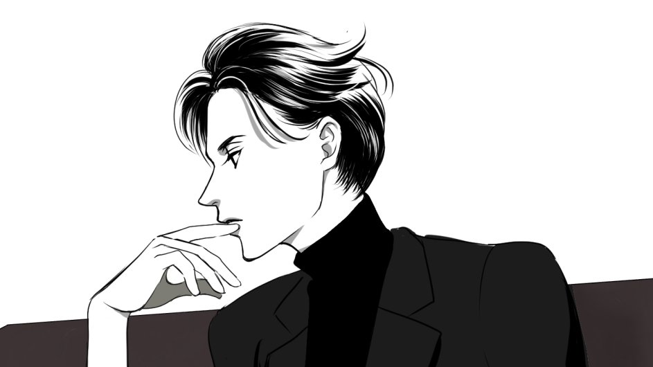 そういえばもともと横顔を描く方が好きだったんだよ 