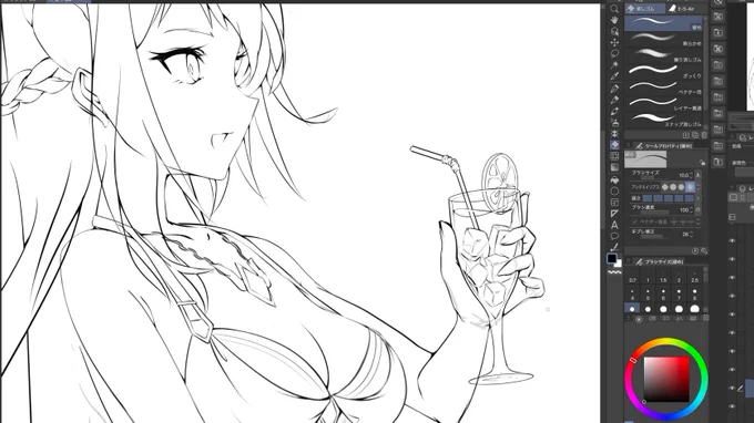 久しぶりの横顔で苦戦してる💦
色々同時に進めてるので、少しずつ公開していきますね(*'ω`*)ゞ
#プリコネR 