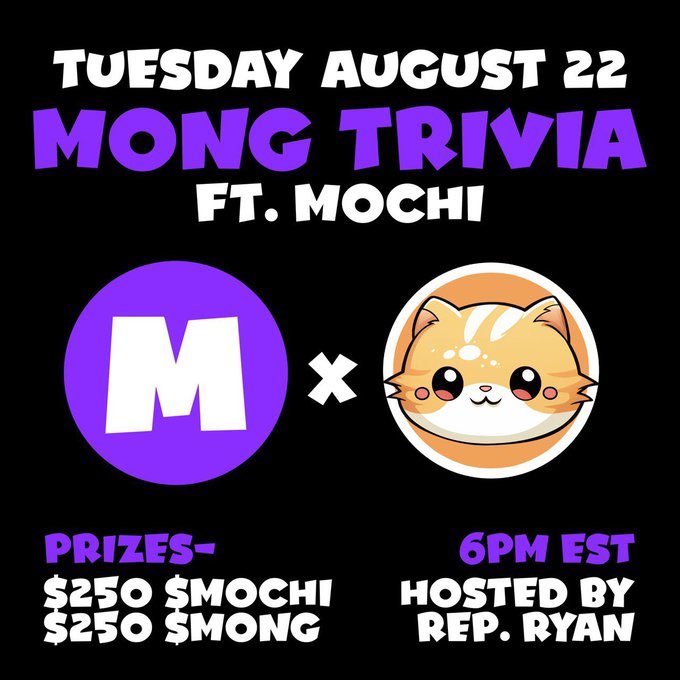 LazyCat988's tweet photo. $mochi is the ticket 
I love $mong and $mochi https://t.co/uTQtLIa65t