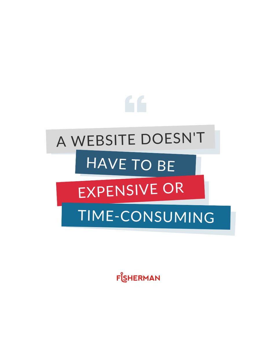FishermanWeb's tweet photo. Creating a website doesn't have to be a expensive or time consuming!  With our guidance and expertise, we'll make the website creation process a total breeze. Focus on rocking your business, and leave the website worries to us! 
#smallbusinesswebsite #websitebuilder https://t.co/ICstMX6lMV