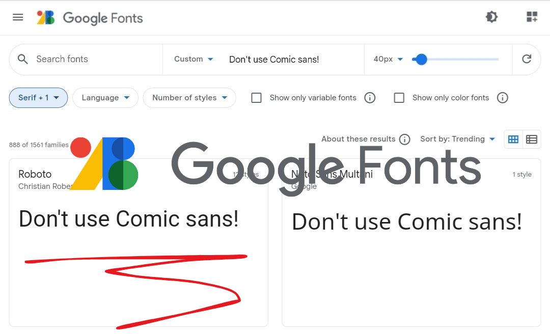 Academic tools & skills (@academic_slide) on Twitter photo This is exactly essential. When we stop using Comic sans, we will have achieve lots of thing. Please don't use Comic sans!
Choose only one or two your own font on Google fonts. And use always it for your project of all. Also it's free.
<a href="/Artifexx/">Ilya Shabanov</a> 's work is very valuable 🙏 This is exactly essential. When we stop using Comic sans, we will have achieve lots of thing. Please don't use Comic sans!
Choose only one or two your own font on Google fonts. And use always it for your project of all. Also it's free.
<a href="/Artifexx/">Ilya Shabanov</a> 's work is very valuable 🙏