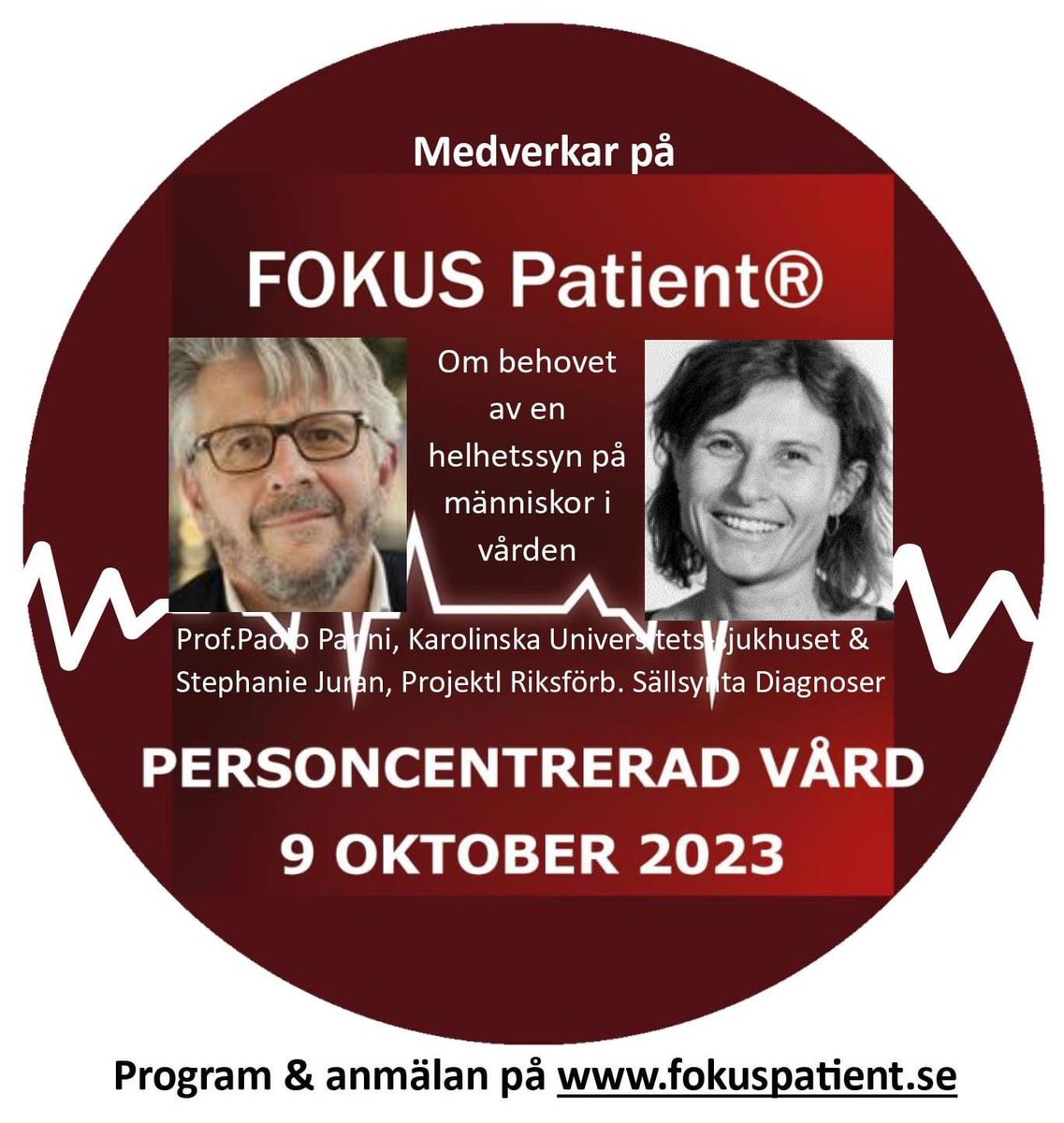 Helhetssyn på patienten är väl något vi alla skulle vilja ha. Lyssna på Paolo Parini fr <a href="/KarolinskaUnsju/">Karolinska Univ.sjuk</a> &amp; Stephanie Juran <a href="/sallsynt/">Sällsynta diagnoser /Rare Diseases Sweden</a> på konferensen 9 oktober! #personcentreradvård