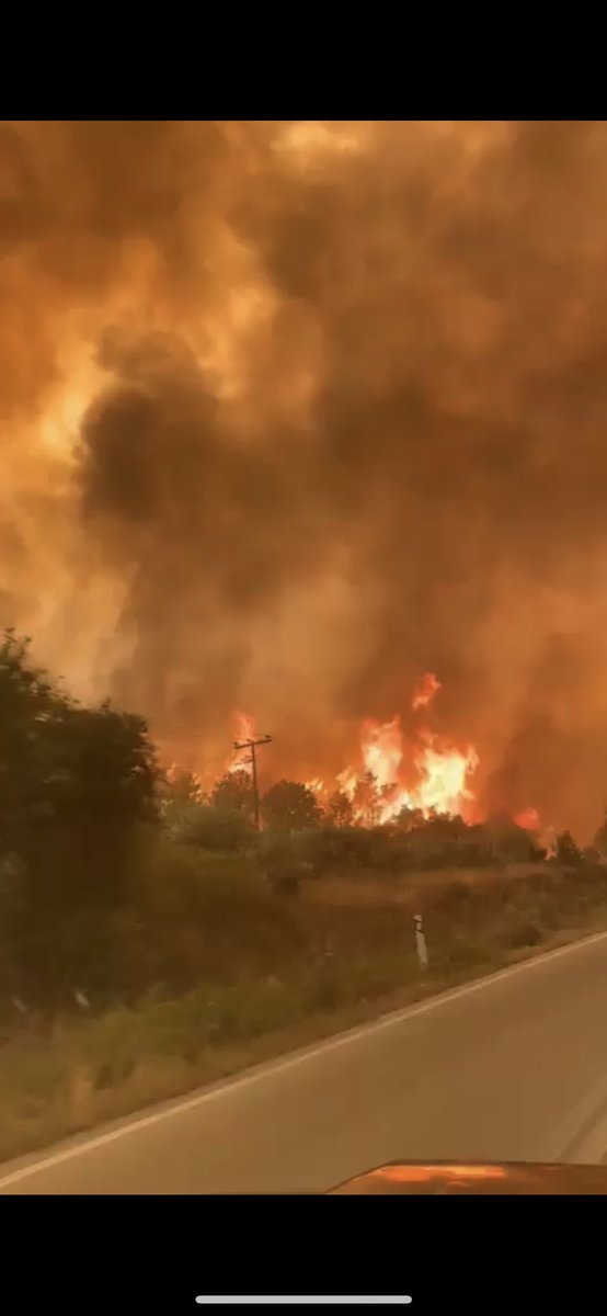 Thraki needs help!! We are burning to the ground!  #φωτια #Greece #Greecewildfires #komotini #alexandroupoli #Αλεξανδρούπολη #Κομοτηνή