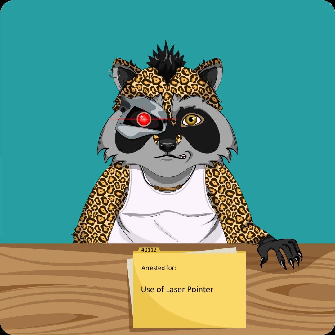 He worked as an auto mechanic and lost his right eye in the @DeeKay gas war. Just recently, he stumbled upon a stunning laser eyepatch at an antique store, unaware that employing such a device goes against the regulations of the Ethereum blockchain.
#PFP #RIC #NFTs