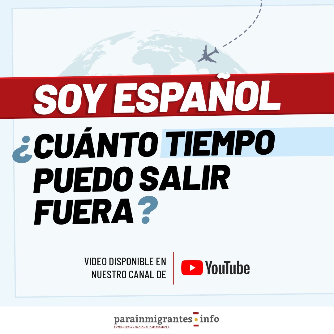 Parainmigrantes's tweet photo. ☝🏼 Sois muchos los que nos preguntáis a diario 🤔 ¿cuánto tiempo puedo salir fuera de España una vez adquiero la Nacionalidad española? 🇪🇸 ¿Tengo que renovarla de alguna forma para no perderla? ✅ Aquí tienes todas las respuestas 👉🏼 https://t.co/IJivkrf2ZM https://t.co/gA2G1TKDxq