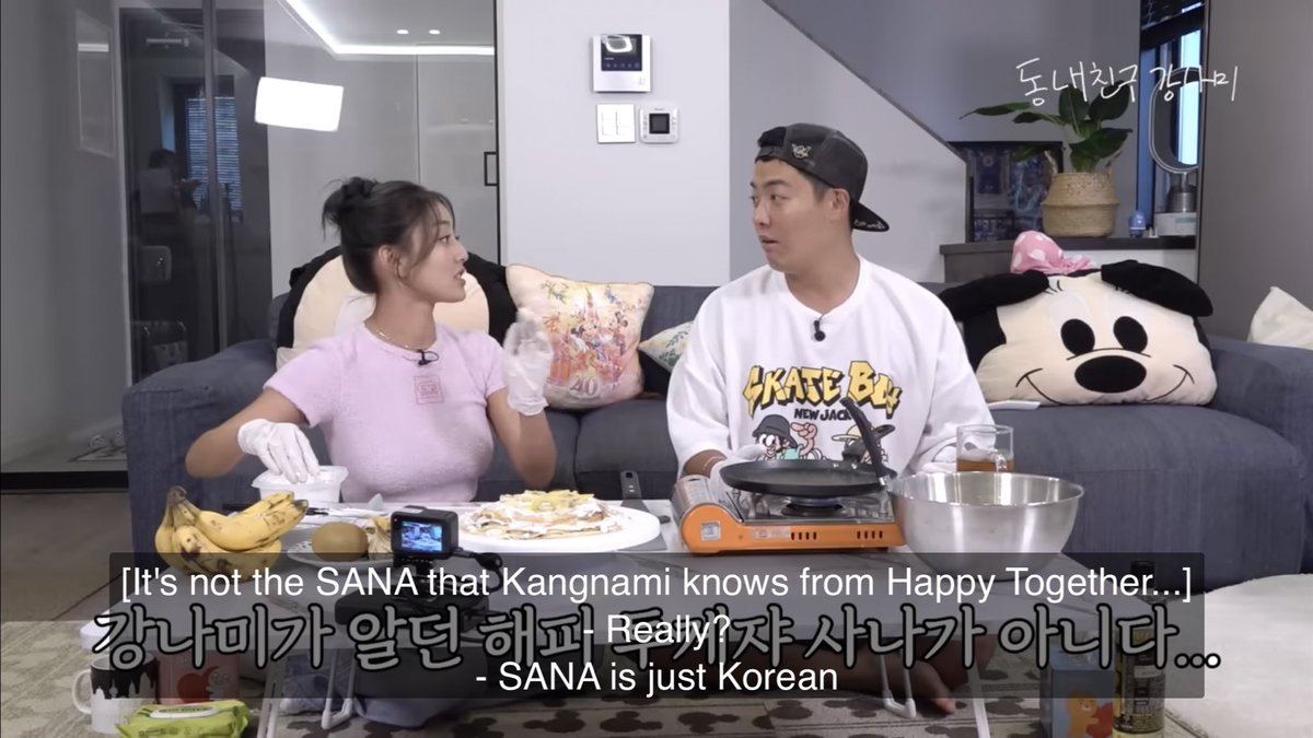 sanadorabel's tweet photo. [For 7 years, Kangnami alone is competing with SANA] 😂😂😂 

Happy Together 2016 ‘The best Japanese pronunciation’ - Sana 🏆

Our Neighbour Kangnami 2023 ‘Speak Korean better’ - Sana 🏆

2016                                               2023 https://t.co/gAcgySn9TW