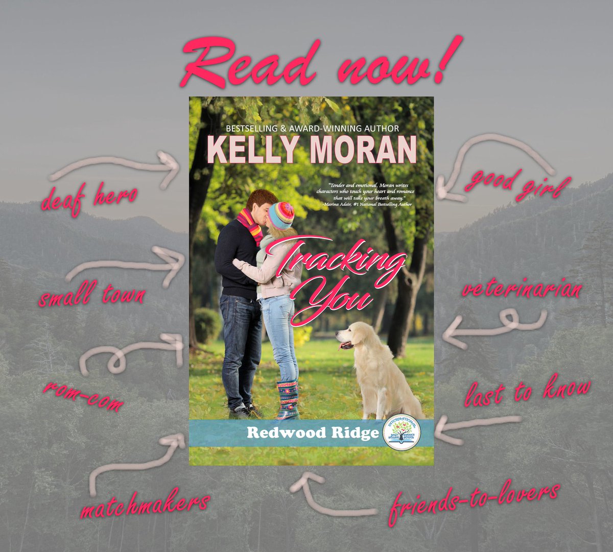 TRACKING YOU
By <a href="/AuthorKMoran/">Author Kelly Moran 🍀</a>
authorkellymoran.com/tracking-you
<a href="/RedwoodRidge/">RedwoodRidge Romance</a> #BooksWorthReading #Romance